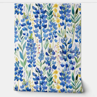Papier Peint Motif Fleur sauvage bleu du Texas Bluebonnet