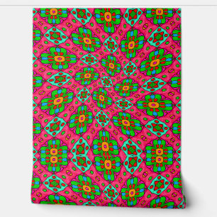Papier Peint Motif Fleurs Abstraites uniques