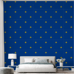Papier peint motif Flor de lis