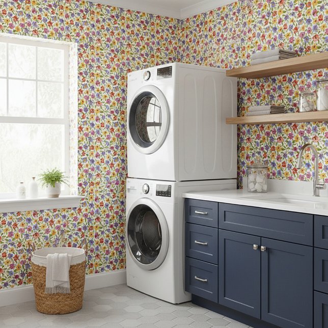 Papier Peint Motif floral printanier (Créateur téléchargé)