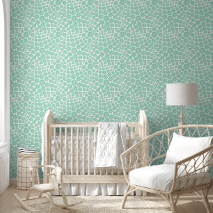 Papier Peint Motif floral - Vert (Menthe)
