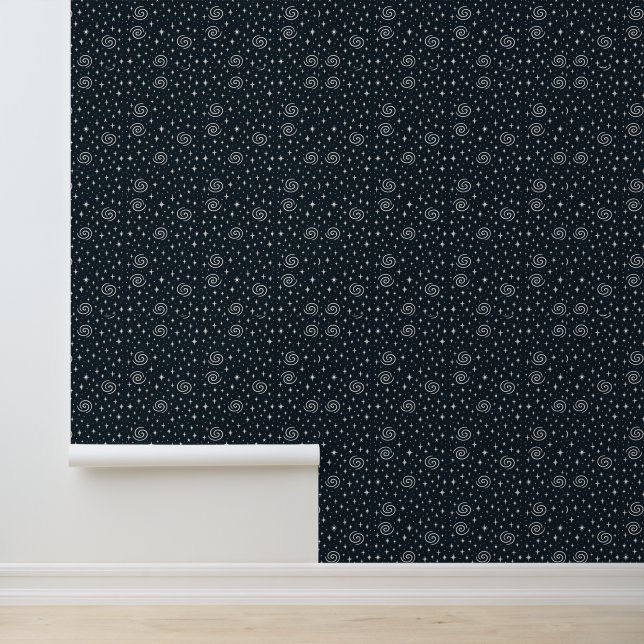 Papier Peint Motif Galaxy (Application)