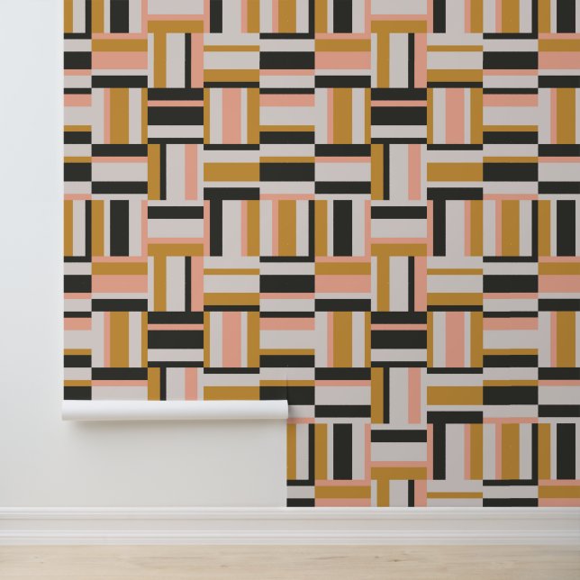 Papier Peint Motif géométrique (Application)