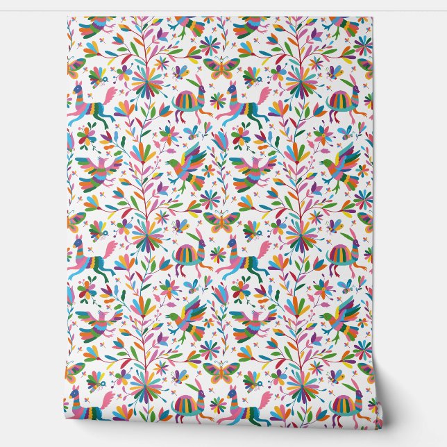 Papier Peint Motif lumineux à l'ottomi mexicain (Déroulement)