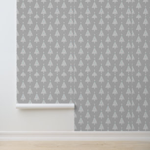 Papier Peint Motif minimaliste d'arbre de Noël