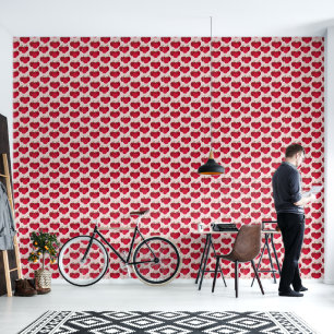 Papier peint Motif moderne Red Apple 2x8 pieds