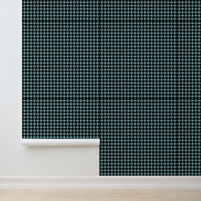 Papier Peint Motif noir bleu (Application)