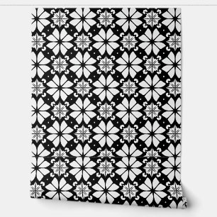 Papier Peint Motif noir et blanc