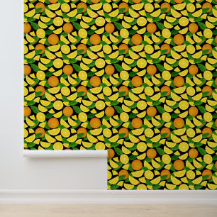 Papier Peint Motif orange