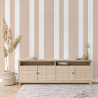Motif Pastel Amande grillée Beige Grandes Blancs