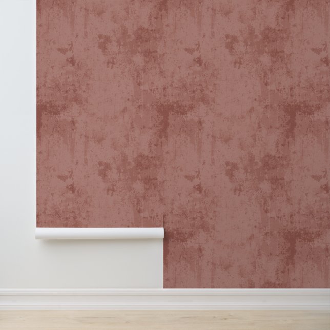Papier peint motif pêche foncé éponge (Application)