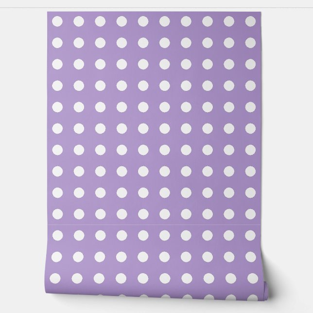 Papier Peint motif pois (Déroulement)