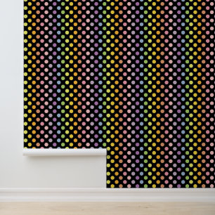 Papier Peint Motif Pois Rainbow
