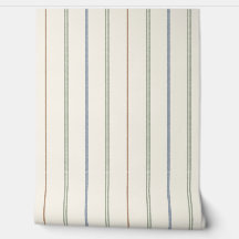 Motif rayure verticale fine Bohème neutre terreux