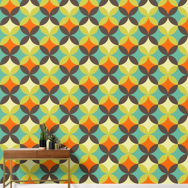 Papier Peint Motif rétro (Couloir)