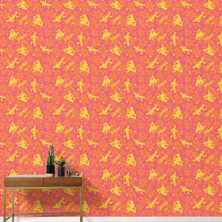 Papier Peint Motif Scooby-Doo Disco super