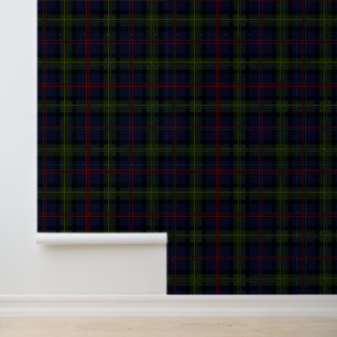 Papier Peint Motif Tartan Plaid Rustique Élégant