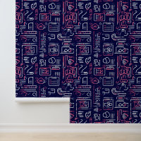 Motif technologique futuriste dans Neon Colors