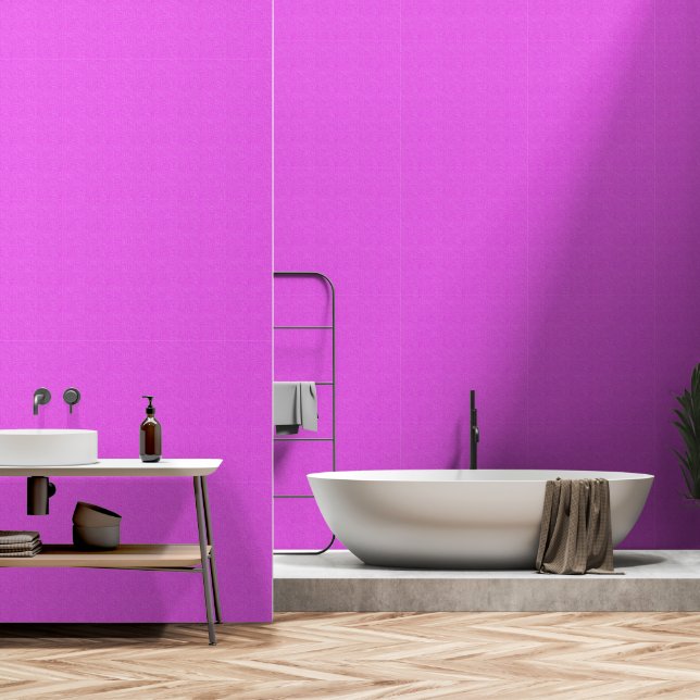 Papier Peint Motif texturé en tissu rose (Salle de bain)