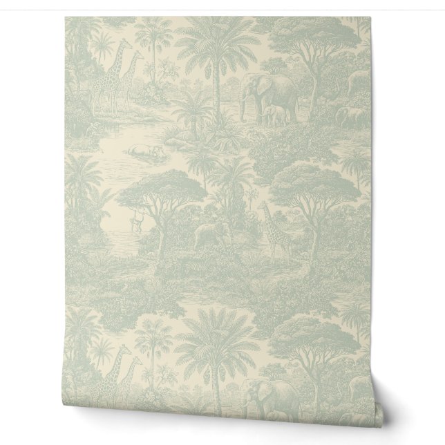 Papier Peint Motif Toile de Jungle Décor Tropical (Déroulement)