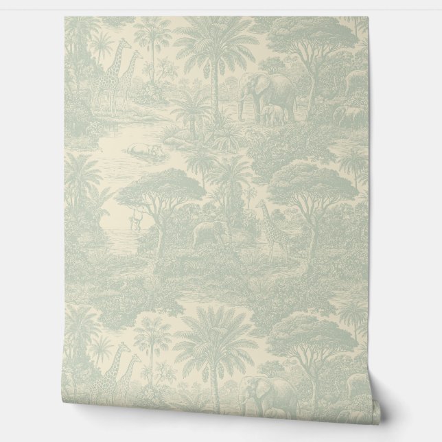 Papier Peint Motif Toile de Jungle Décor Tropical (Déroulement)