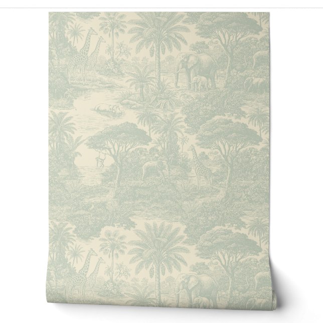 Papier Peint Motif Toile de Jungle Décor Tropical (Déroulement)