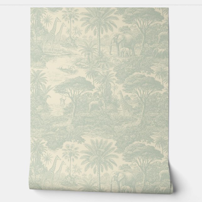 Papier Peint Motif Toile de Jungle Décor Tropical (Déroulement)
