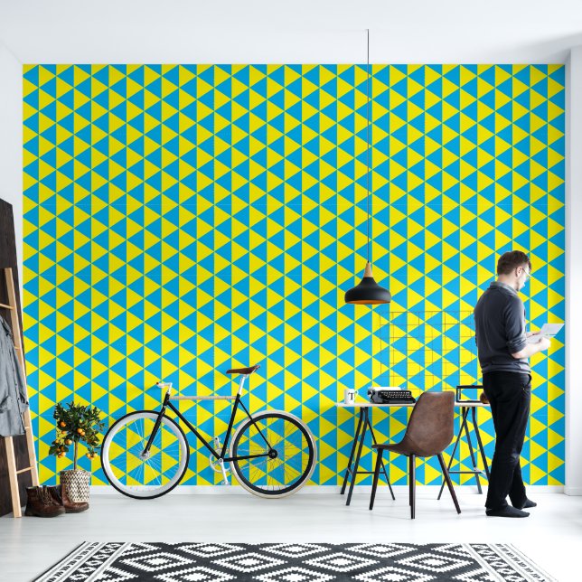 Papier Peint Motif triangle (Salon)
