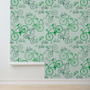 Papier Peint Motif Vélo Jumble