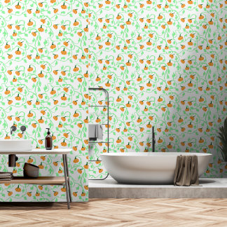 Papier Peint Motif Vins citrouille