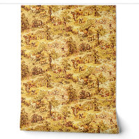 motif vintage des scènes de ferme