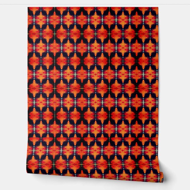 Papier Peint Motifs géométriques décoratifs (Déroulement)