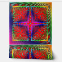  Papier peint multi-couleurs abstrait à décoller e