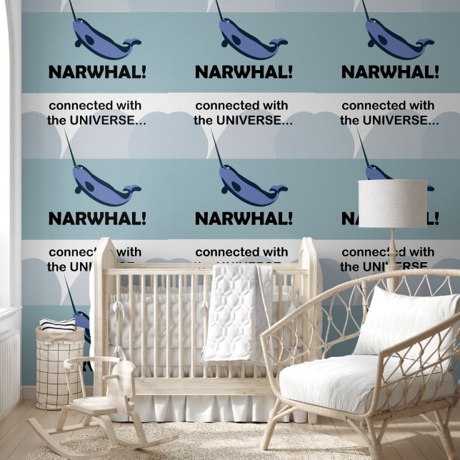 Papier Peint Narwhal Connecté À L'Univers Narwhal (Enfants)