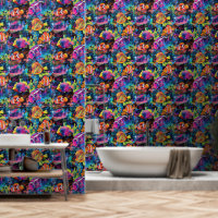 Neon Sea Life Motif