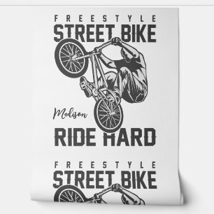 Papier Peint Nom personnalisé Street Bike