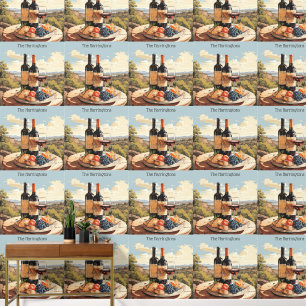 Papier Peint Nom personnalisé Wine Lover's