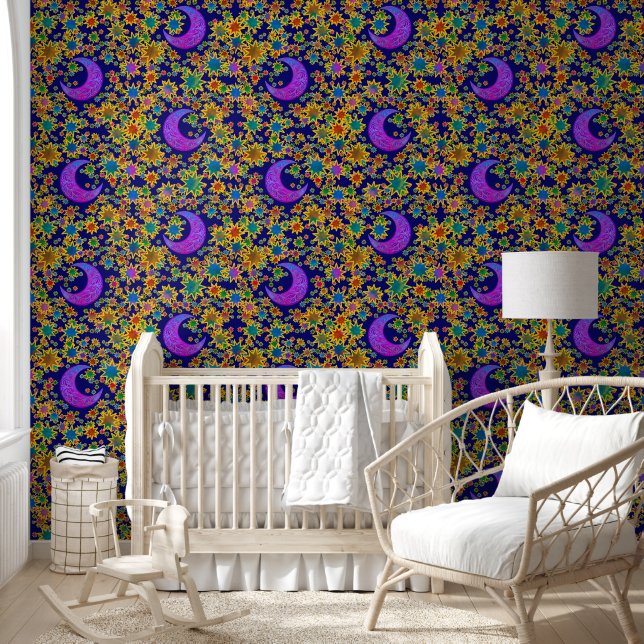 Papier Peint Nuit Mystic Moon (Enfants)