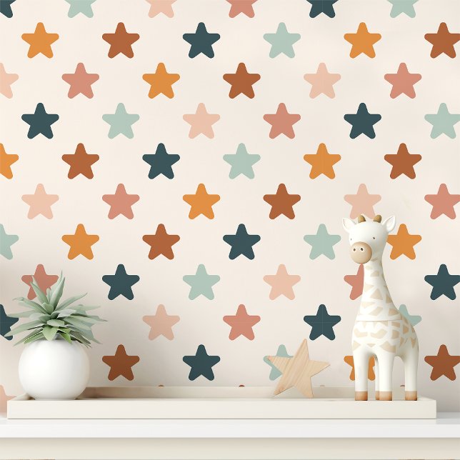 Papier Peint Nurserie Boho Star (Créateur téléchargé)