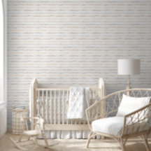 Nursery à rayures pastel minimaliste mignon en aqu
