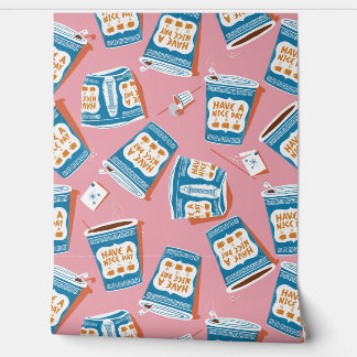 Papier Peint NYC Avoir une belle journée Coupe Bleue Café Venti