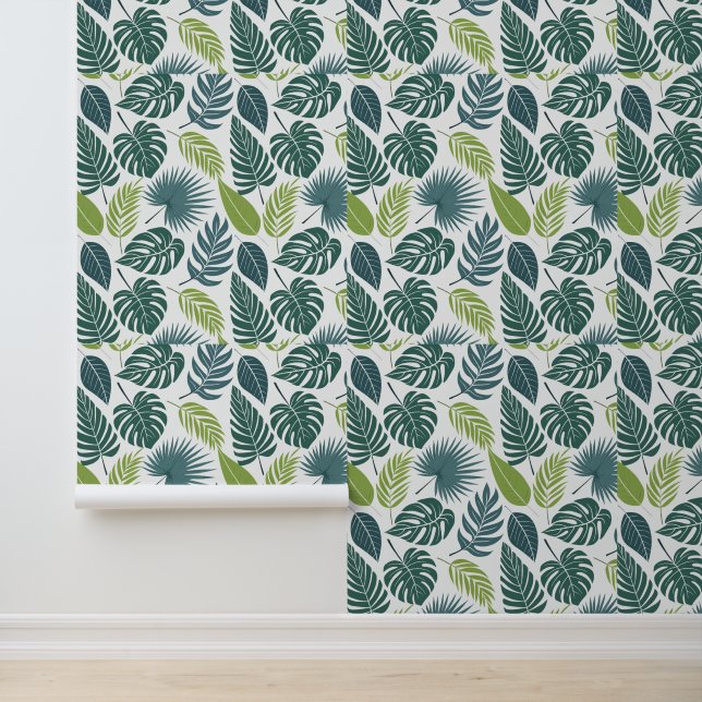 Papier Peint Oasis Forêt Tropicale (Application)