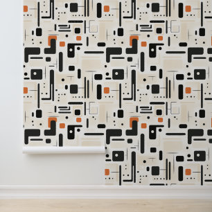 Papier Peint Objets de contraste moderne abstrait