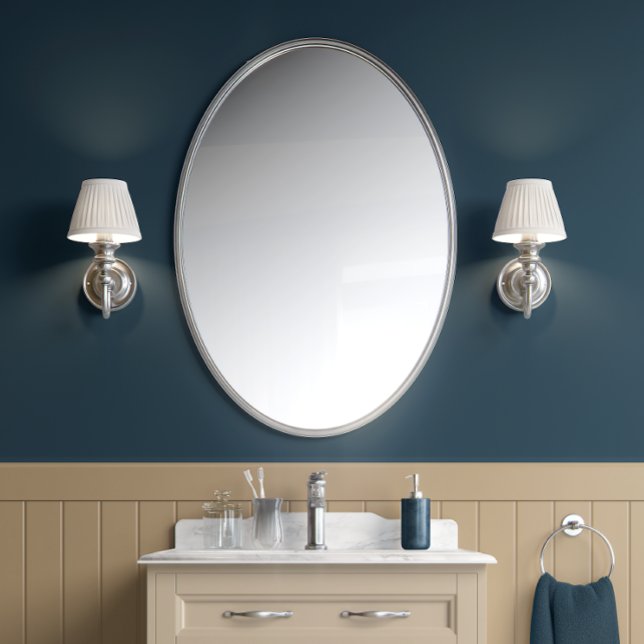 Papier Peint Océan Profond Turquoise - Profond Turquoise - Mode (Deep Ocean Blue - Navy Blue - Modern Peel and Stick Wallpaper)