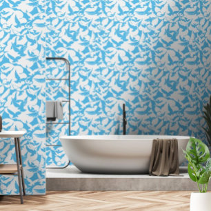 Papier Peint Oiseaux De Mouette Volant Dans Le Ciel Nuageux Mot