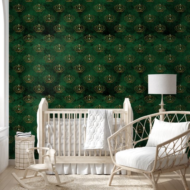 Papier peint Old Gold Emerald French  (Enfants)