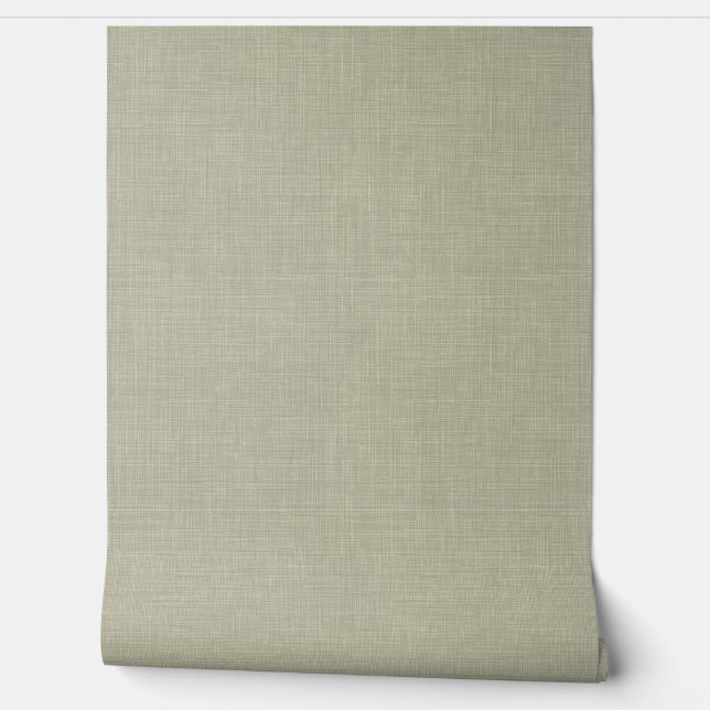 Papier Peint Olive Moderne Atténué avec Texture As (Déroulement)