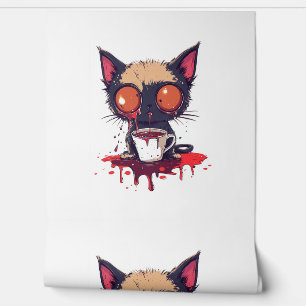 Papier Peint Oopsie Meow - Louveur de café de chat Sad Kawaii