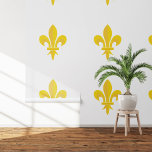 Papier Peint Or Fleur de Lis<br><div class="desc">Papier peint en or Fleur de Lis motif pour une décoration élégante et royale !</div>