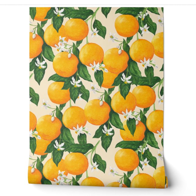 Papier Peint Oranges (Déroulement)